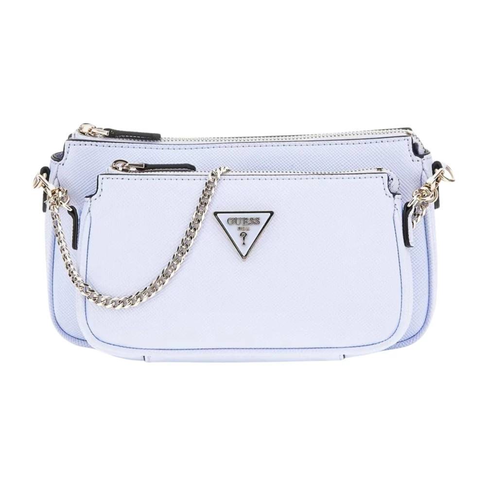 Guess Crossbody Taske - Tasker - Dame - Blå - ONE SIZE - Uld