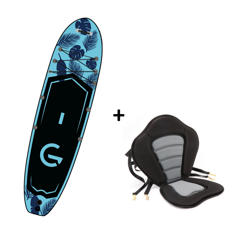 GoRunner Stand Up Paddleboard Flower Inkl. Kajaksæde.