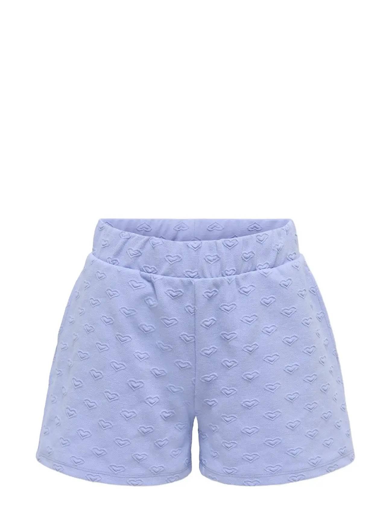 Kids Only Kogsimone Wide Heart Shorts Swt - Purple - 164