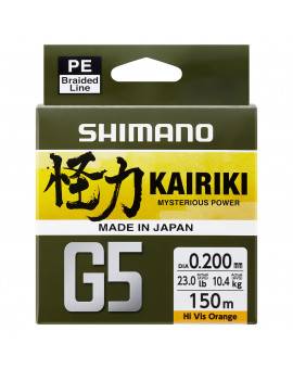 SHIMANO KAIRIKI G5 HI-VIS ORANGE 100M 0,18MM (0,18MM)