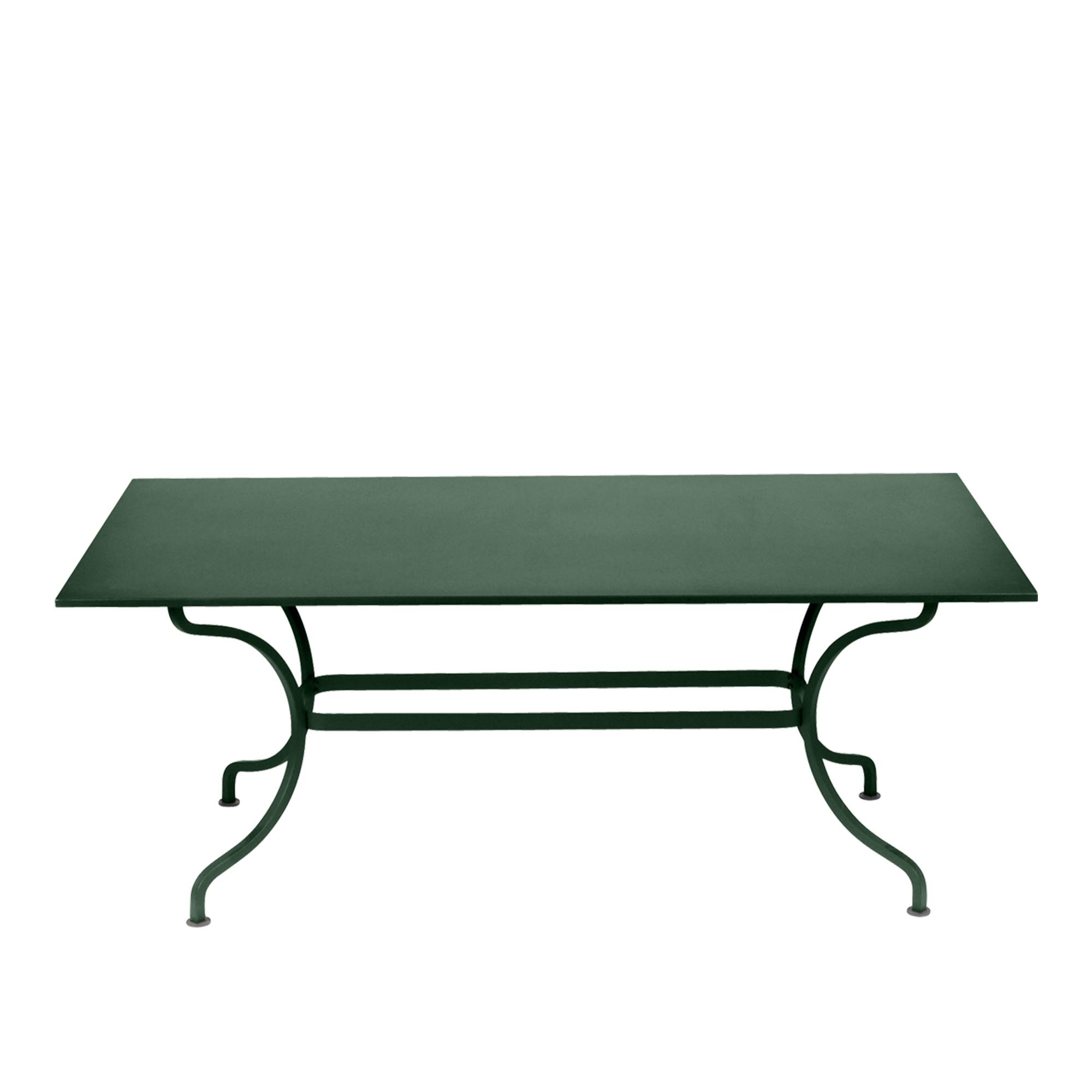 Fermob - Romane Table 180 x 100 cm, Cedar Green - Udendørs spiseborde - Grøn - Metal
