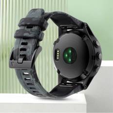 Garmin Fenix 7 Pro 47mm Silikone urrem, 22mm - Sort