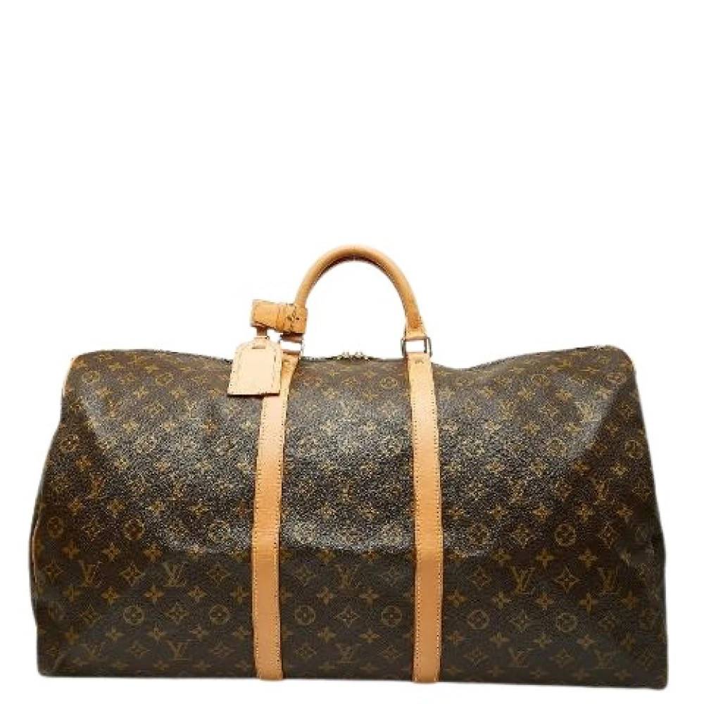 Louis Vuitton Vintage Pre-owned Keepall 60 weekendtaske - Vintage - Dame - Brun - ONE SIZE - Uld