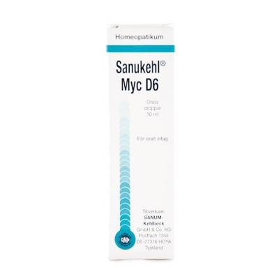 Sanukehl Myc D6 - Orala droppar 10 ml - KORT DATUM