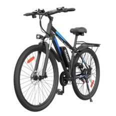 [EU DIRECT] Ridstar S29 PRO Electric Bike 48V 15.6AH Battery 1000W Motor 29inch Tires 50-60KM Max Mileage 150KG Max Load Electric Bicycle - Black blue