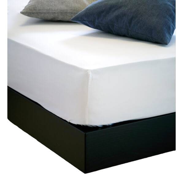 HMT Percale faconlagen - hvid - 120x210 cm..