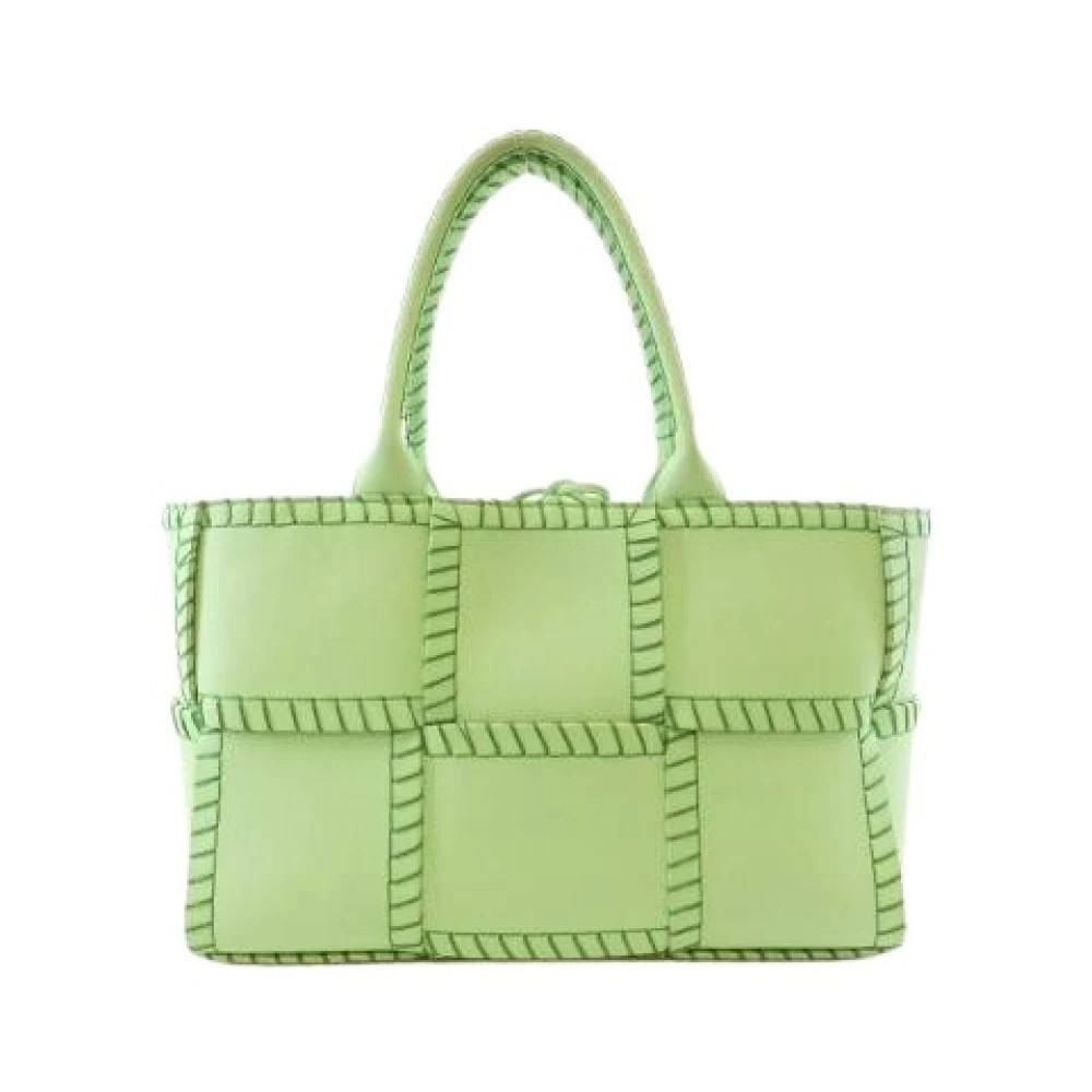 Bottega Veneta Vintage Pre-owned Skuldertaske i læder - Vintage - Dame - Grøn - ONE SIZE - Uld