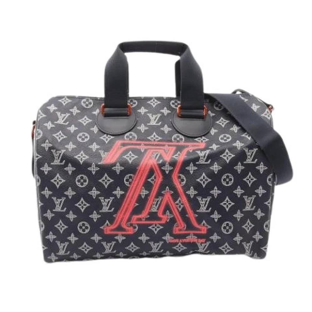 Louis Vuitton Vintage Pre-owned Boston Bag - Vintage - unisex - Blå - ONE SIZE - Uld
