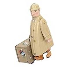 Wind Up Walking Traveller Toy Nostalgic R Clockwork Toy Vuxenkollektion Plåt Wind Up Toy Hem Bar Dekoration Wind Up Figur Toy Wind Up Walking Resenär Leksak Plåt Plåt Wind Up