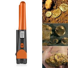 Metal Detector,Portable High Sensitivity Metal Detector One-button LED Indicator Gold Detector with blå