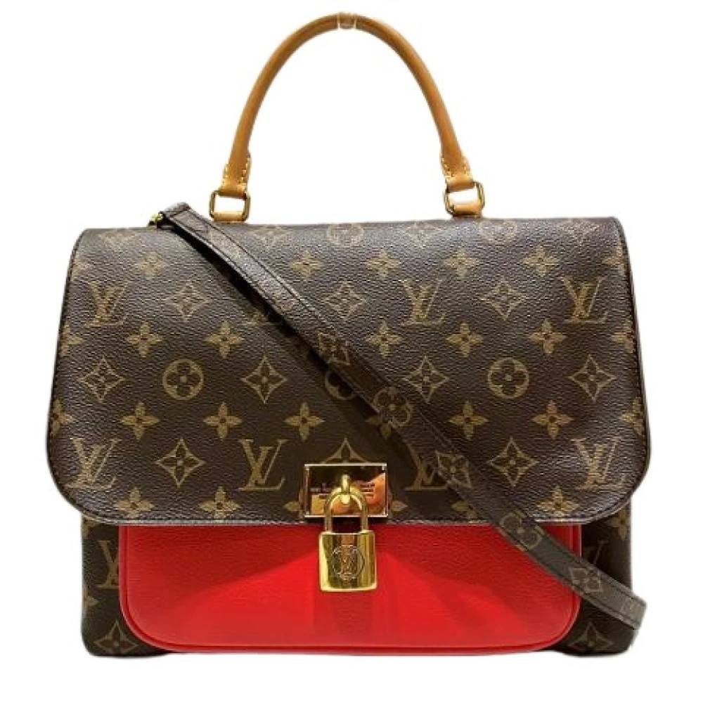 Louis Vuitton Vintage Pre-owned Marignan Monogram Lædertaske - Vintage - Dame - Brun - ONE SIZE - Læder