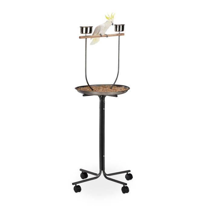 Papegoja sittpinne med stativ 130 cm