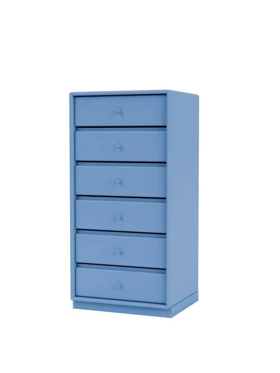 1362 Skuffemodul inkl. sokkel fra Montana Azure / Sokkel 3 cm - Jacobsen Plus