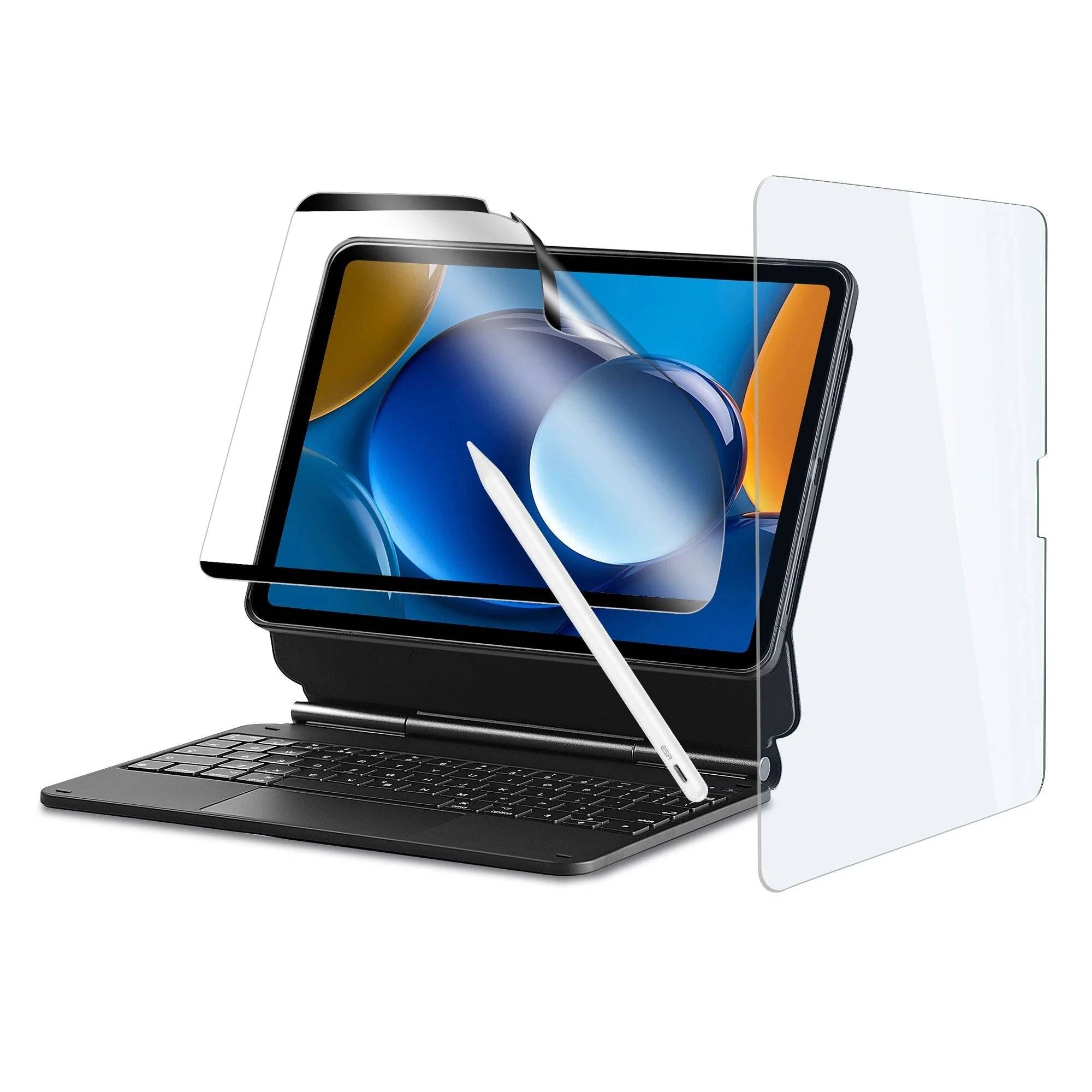 iPad Air 11ʺ (2024) Rebound Magnetische Tastaturhülle 360 Transformation Bundle - DE Layout-Anthrazit - DE Layout-Anthrazit