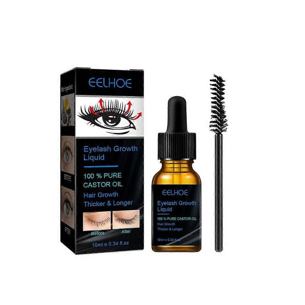(1pc) Castor Oil for Eyelashes and Eyebrows - Brow and Lash Growth Serum - Organic Hexane Free Cold Pressed Unrefined