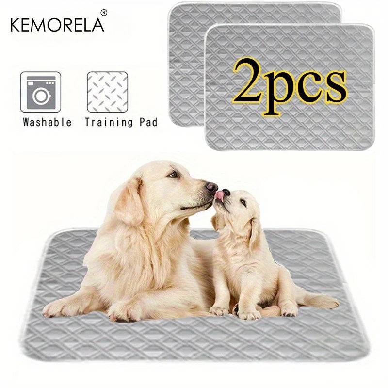 Washable Puppy Training Pads — Pack of 2 - Gray / 50X70cm (50X70cm)
