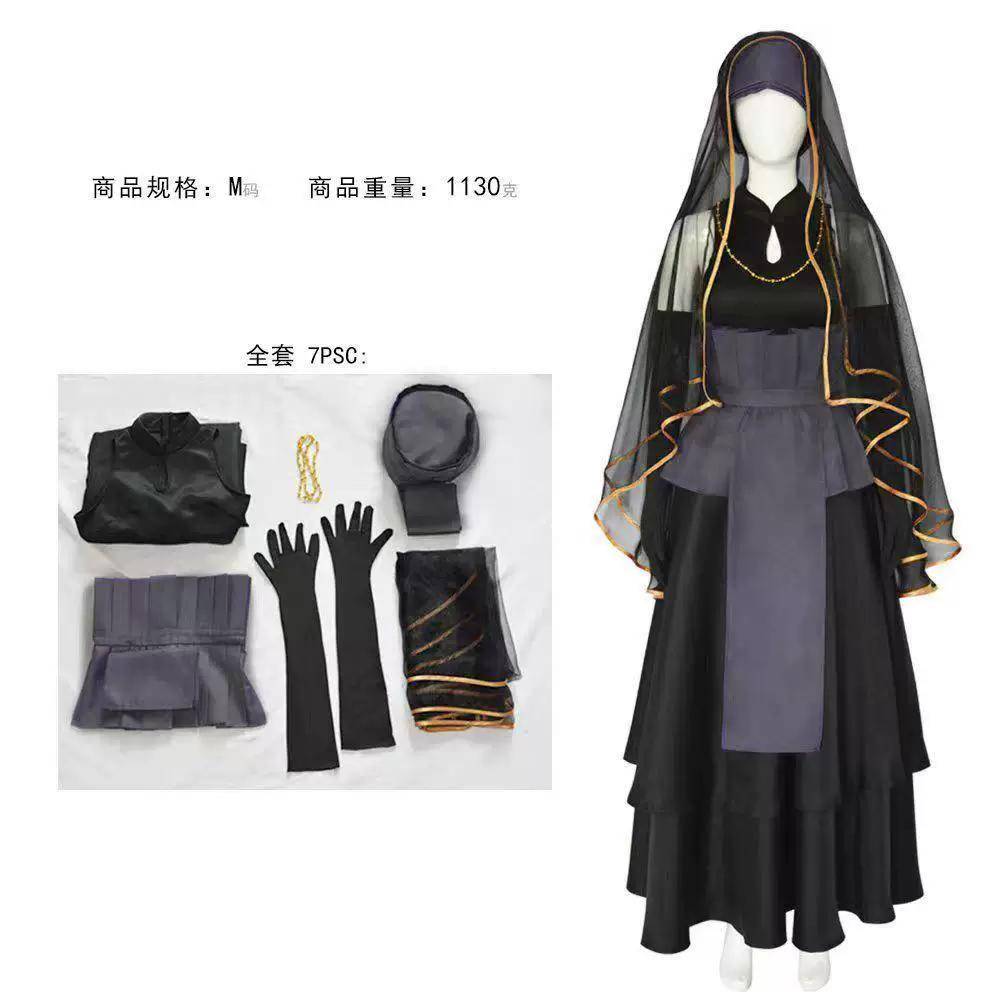 Naruto Hinata Hyuga Bröllopsklänning Cosplay Fullt Set, Boruto Anime Sekundär Karaktär Rollspel Outfit för Kvinnor cm black