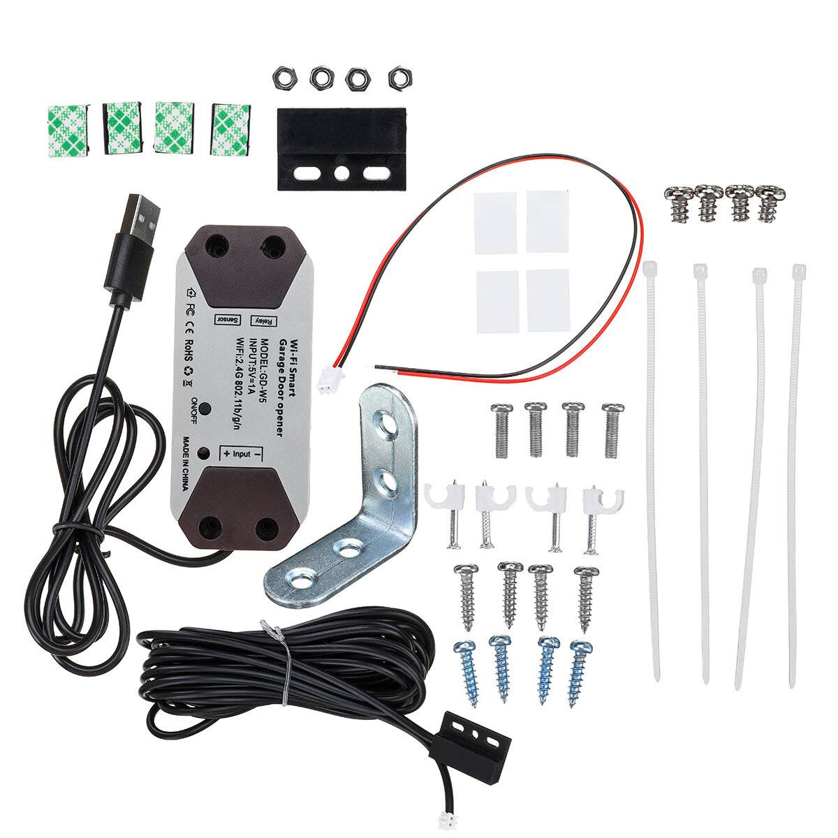 Smart WiFi-switch Garageportfjärröppnare för Alexa Google Amazon
