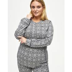 Kari Traa Rose Long Sleeve Plus Size Skiundertrøje Dame, Dove / XXL
