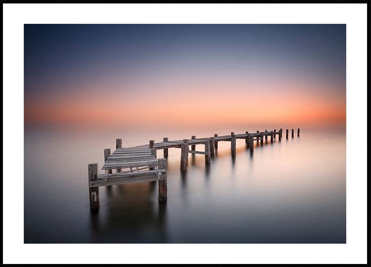 Old pier II (21x30cm) - Plakater > Fotografiska Posters, Arkitektur Posters, Natur Posters, BD