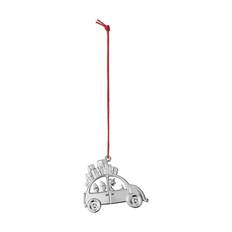 Rosendahl Karen Blixens Jul Ophæng - Julebil - H 6,5 cm - Metal belagt med sølv