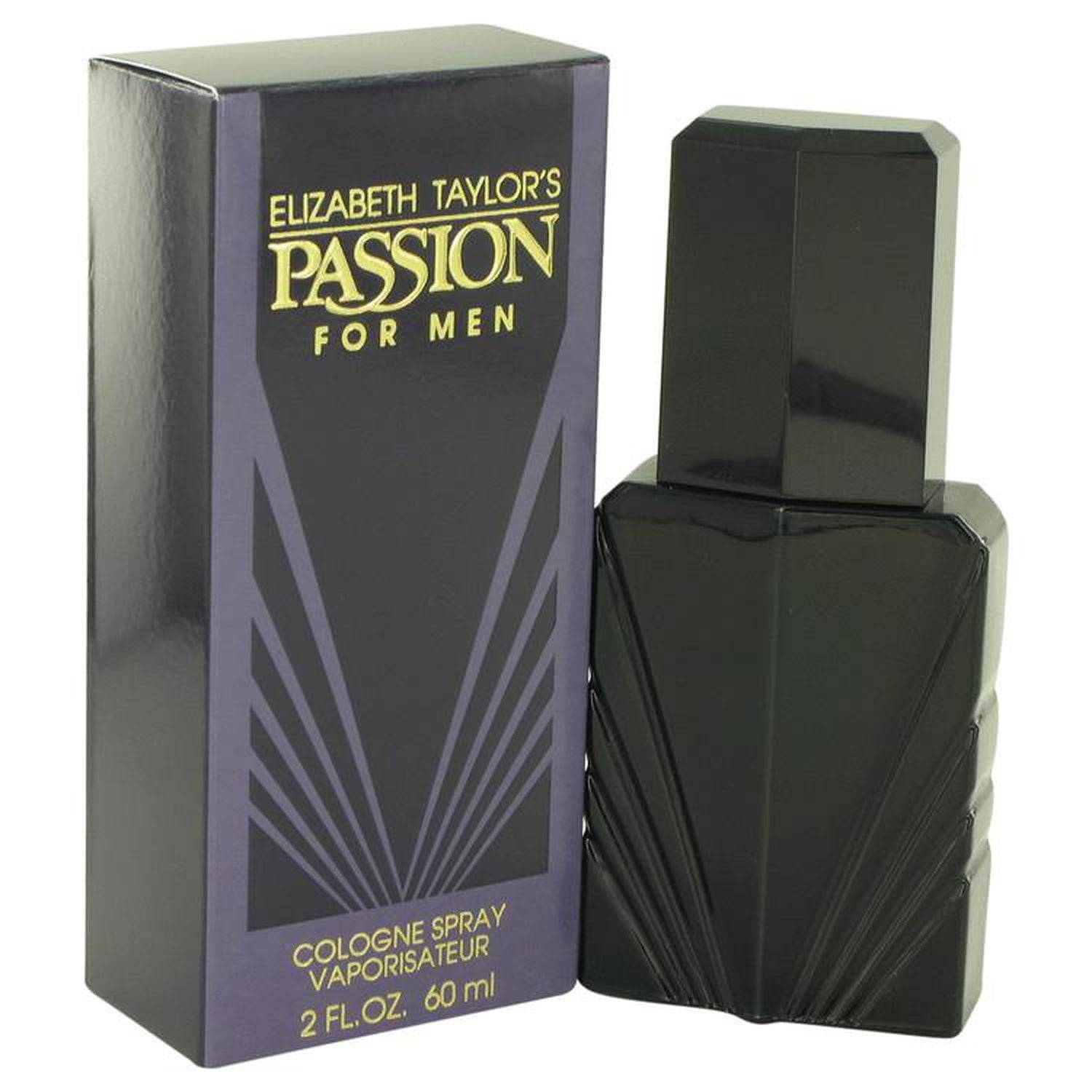PASSION by Elizabeth Taylor Cologne Spray 2 oz for Men - Captivating Oriental Fragrance - 2 oz