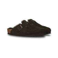 BIRKENSTOCK Boston Shearling Mocca Suede