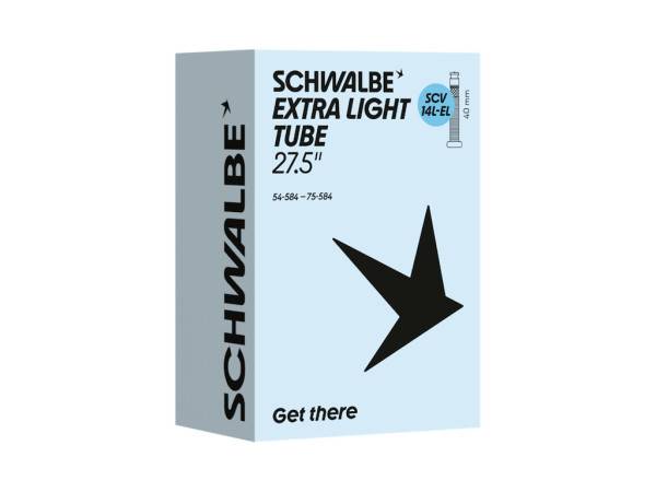 Schwalbe Extra Light slange 27,5" (54/75-584) med 40mm SCV Clik SCV14L-EL