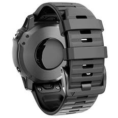 ANBEST Armband für Garmin Fenix 6X/6X Pro/7X/7X Pro/Fenix 8 51mm Armband, Silikon Schnelle Veröffentlichung Estrazarmband für Fenix 5X/3HR/Epix Pro 51mm/Enduro 2/MK1/MK2/MK3i