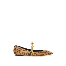 JIMMY CHOO leopard print tilda ballerina