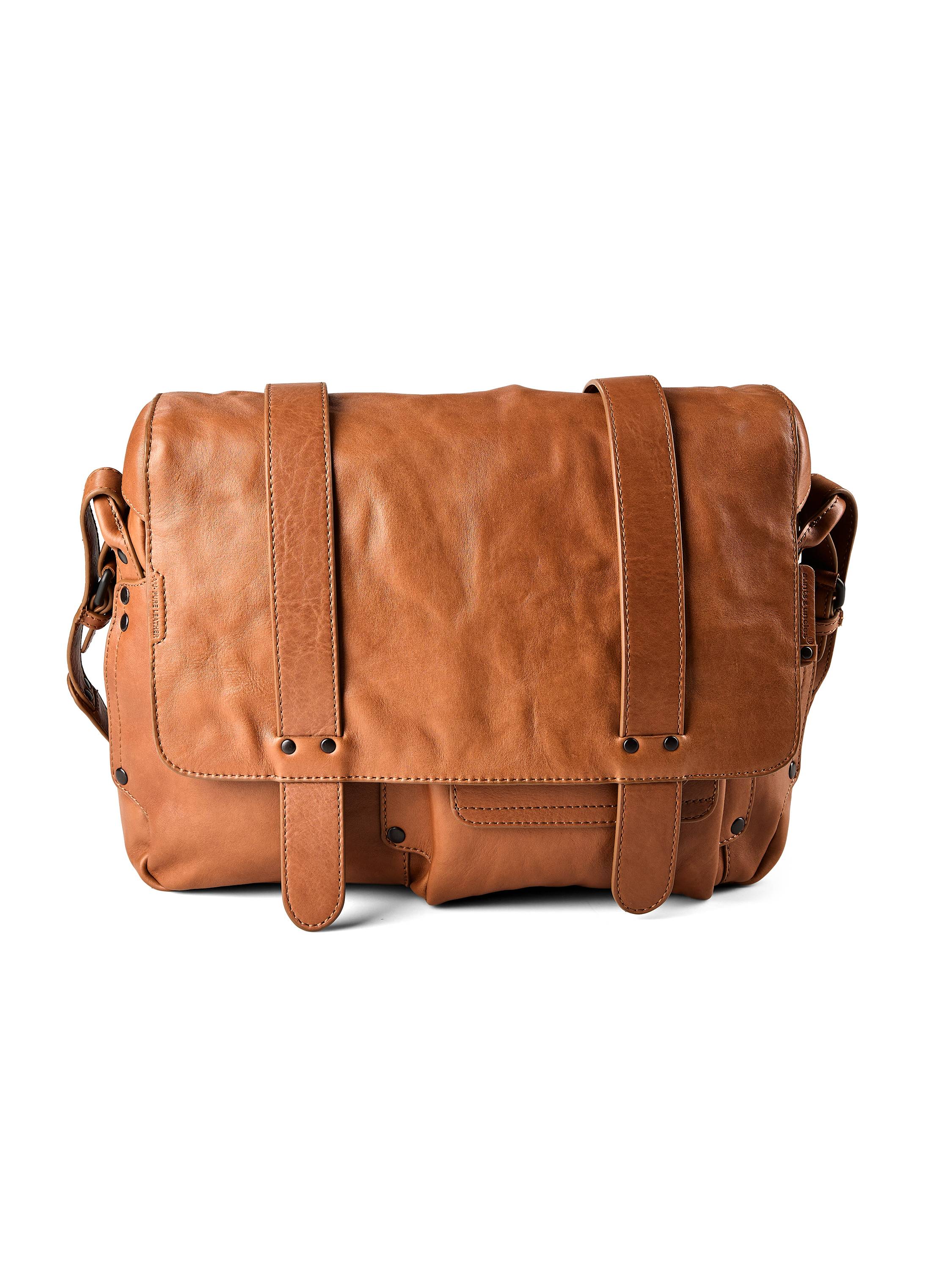 aunts & uncles Grandma's Luxury Club Dokumenttaske Messenger Læder 34 cm Laptoprum  Brun