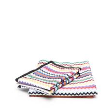 Missoni Home - 3-pack chevronmönstrat bäddset - unisex - bomull - one size - Blå
