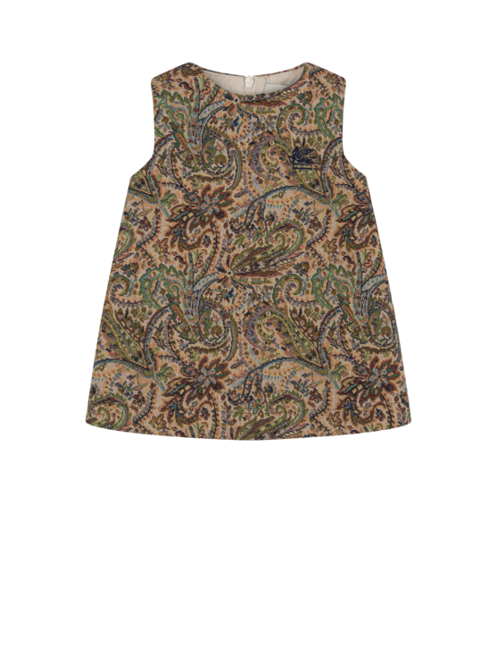 Etro, Robe Tunique En Tissu Jacquard, Multicolore, Taille 24M