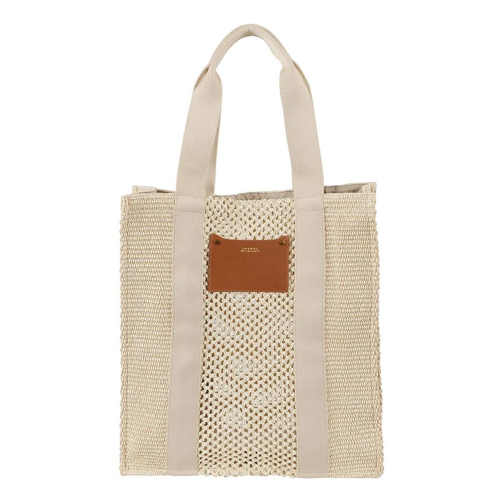 Isabel Marant Aruba Tote - Tasker - Dame - Beige - ONE SIZE - Læder
