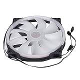 200 Mm ARGB-fodralfläkt - Silent Aulic Bea PC-fläkt med 4PIN PWM, Hög Volym, RGB-ljussynkronisering - Idealisk för Datorfodralkylning och Förbättring Av PC-tetik