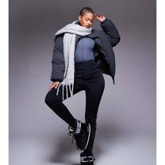 4505 Tall - Ski - Sorte vandafvisende skinny-skibukser i softshell