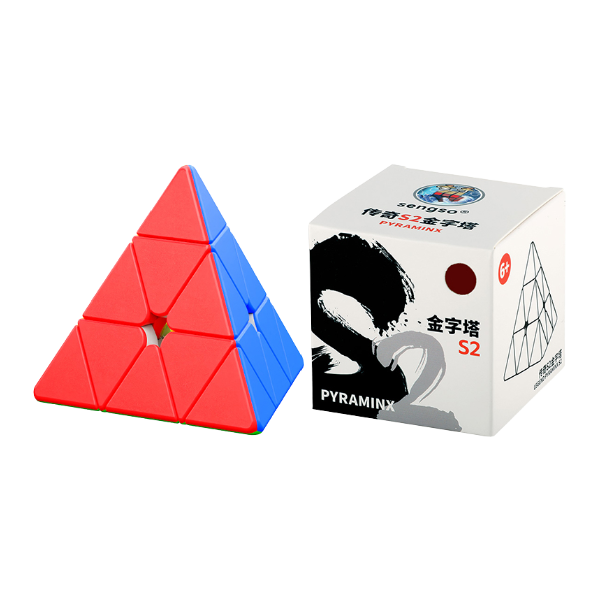 SengSo Legend S2 Pyraminx Cube Stickerless - Rubiks Kub