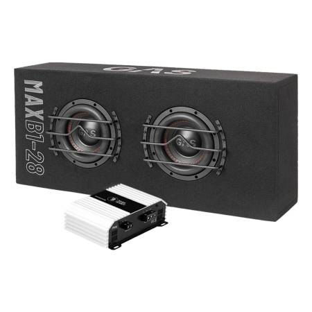 GAS MAX B1-28 med Bass Habit SP12001FR, 2x8 baspaket