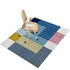 Golvskyddsmatta, kontorsstol, matta, underlag, gamermatta, stolmatta för hårda golv, reptålig kontorsstol, underlag för kontor och hem, skrivbordsstol, underlag för laminat 120 x 160 cm