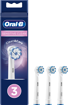 Tandborsthuvud Oral-B Sensitive Clean & Care, extra mjuka, 3 st