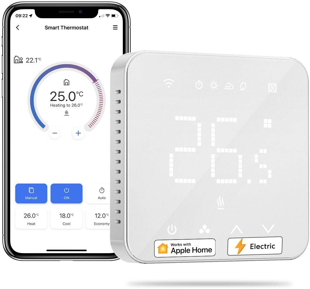 Meross Smart Wifi Thermostat with Apple HomeKit - Electric underfloor heating