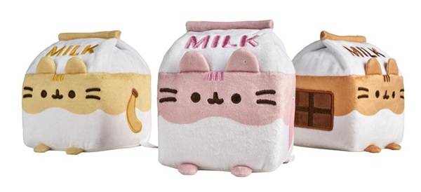 Pusheen: Pusheen Sips (Strawberry, Chocolate, Banana) - Plush/Bamse 15cm (1 Random)