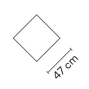 Quadra Ice loftlampe vibia - 47 x 47 cm R7s 230W 118mm
