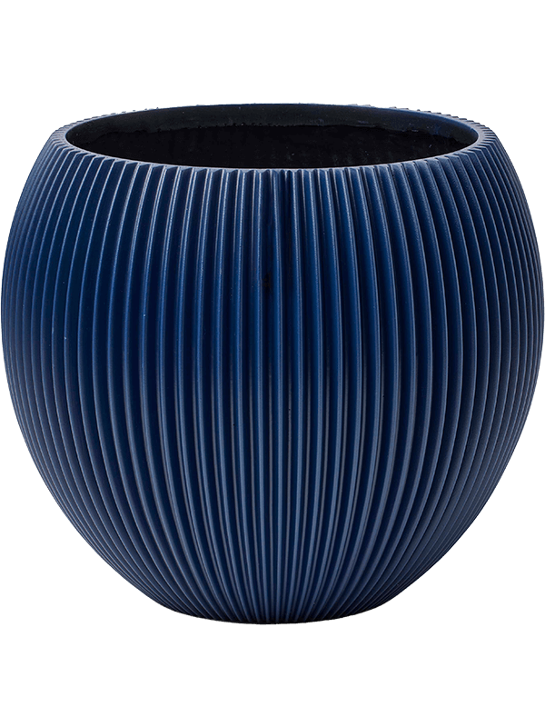Capi Nature Groove Special - Vase Ball Dark Blue (⌀10 ↕9)