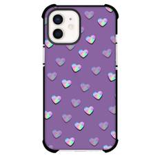 Heart Pattern Phone Case For iPhone Samsung Galaxy Pixel OnePlus Vivo Xiaomi Asus Sony Motorola Nokia - Heart Pattern Lovehearts In Lavender Poster