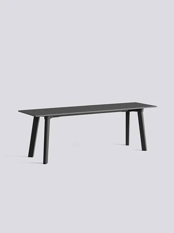 CPH Deux 215 Bænk fra Hay L140 x B35 x H45 cm / Stone grey laminat / Stone grey (bøg) - Jacobsen Plus