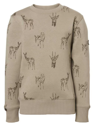 69Deer Sweatshirt Barn Chevalier - Close Up Deer 140