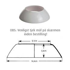 Louis Poulsen PH 3/2 Glasskærm Overskærm til pendel