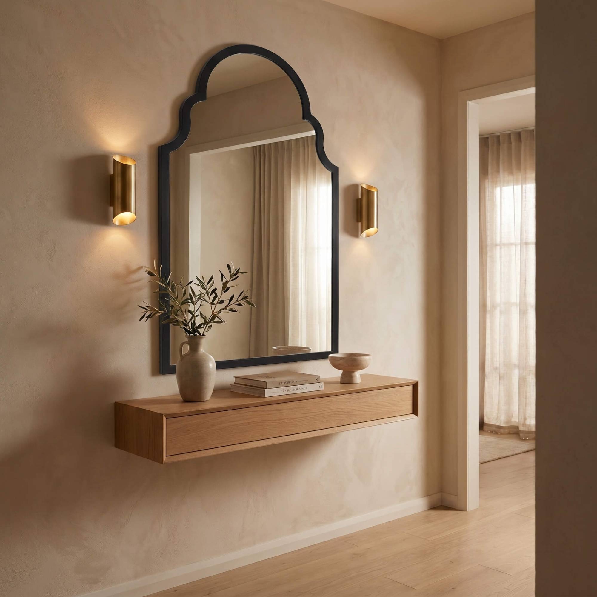 Spegel Svart 60x104 cm - Bernadotte | Väggspegel | Vesani