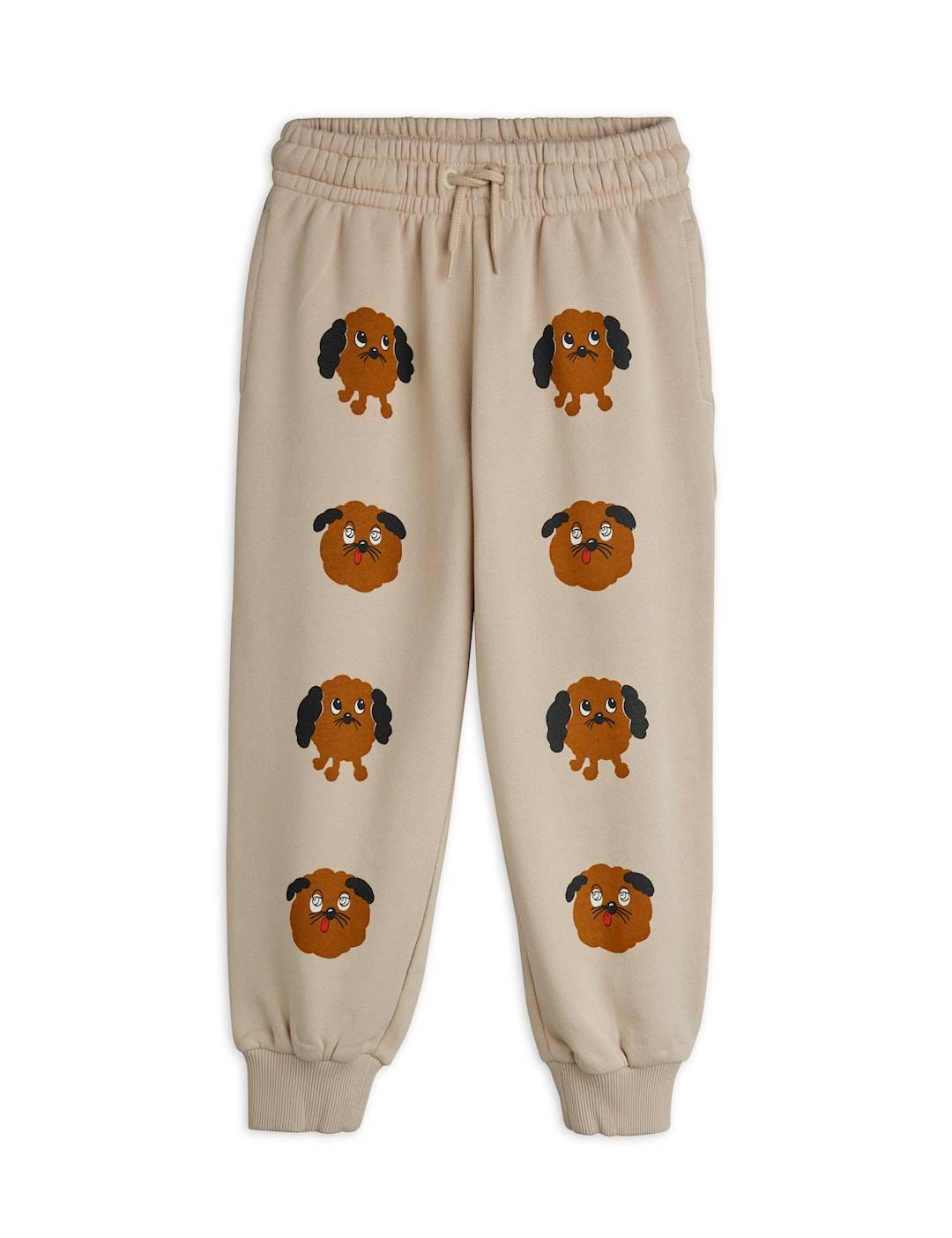 Mini Rodini Doggies Joggingbukser Grey Grey 80/86 cm Beige 80/86 cm Drenge